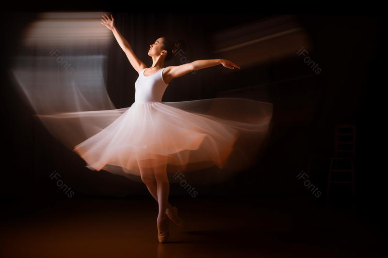 一名年轻的舞蹈女性跳舞展示,高清,摄影图,摄影图片,图片大全,摄影图免费下载